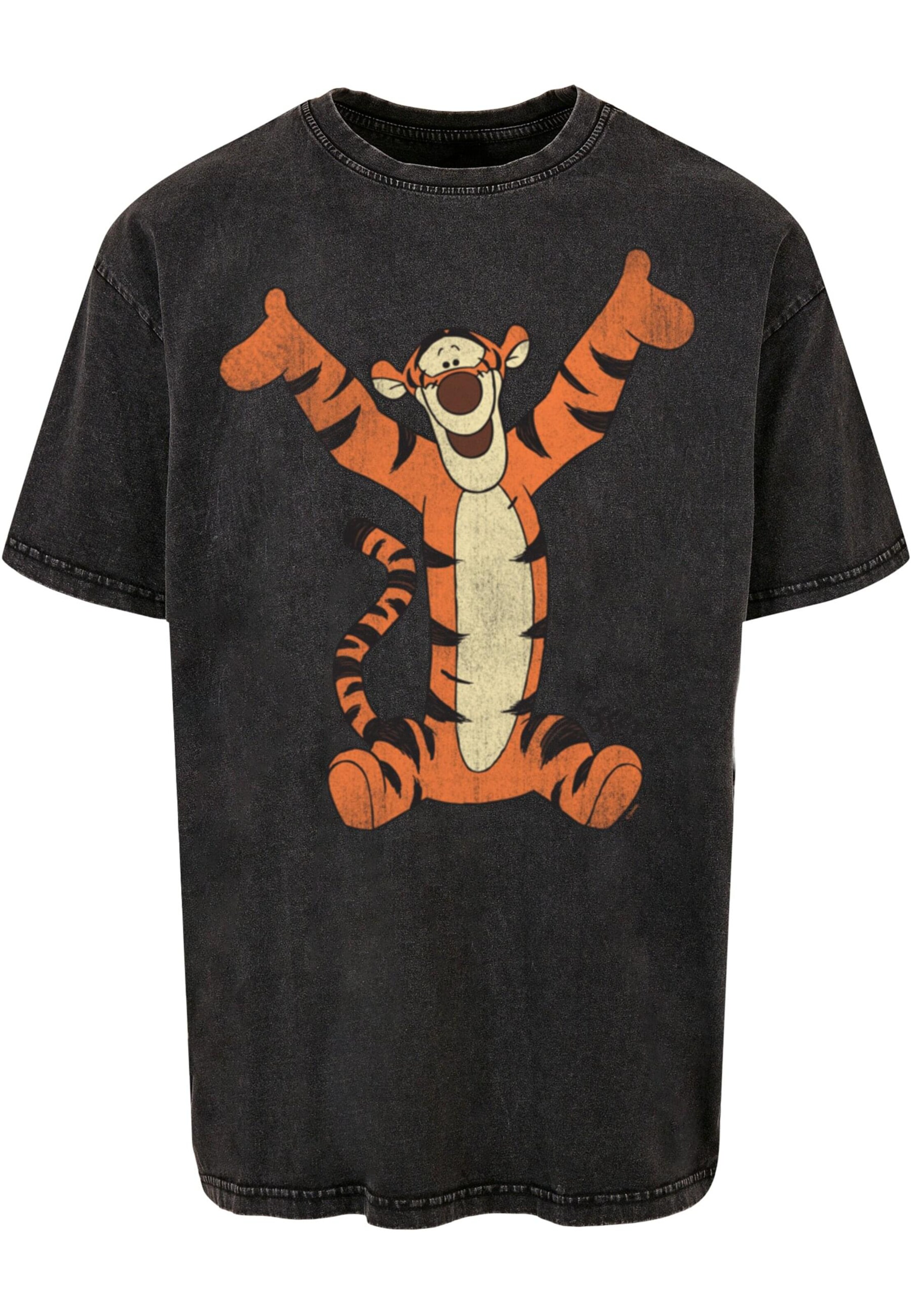 T-Shirt 'Winnie The Pooh - Tigger' ABSOLUTE CULT en gris : devant