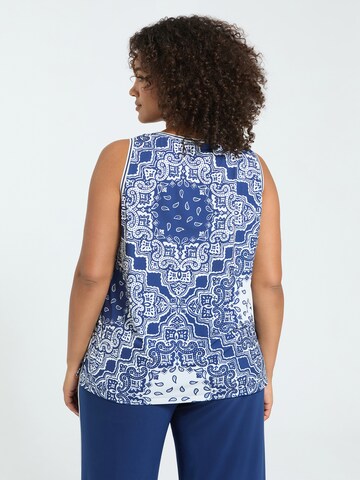 Haut Fiorella Rubino en bleu