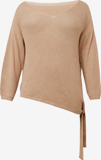 Guido Maria Kretschmer Curvy Sweater 'Gusti jumper' in Dark beige, Item view