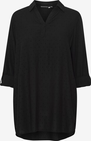 Fransa Blouse 'COYA' in Zwart: voorkant