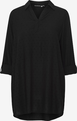 Fransa Blouse 'COYA' in Zwart: voorkant