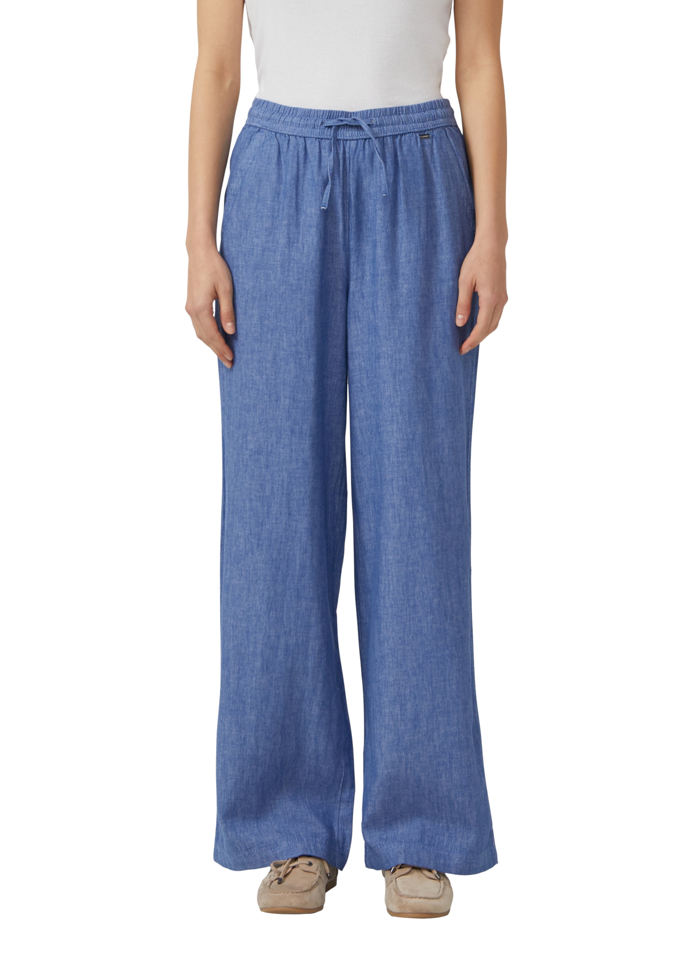 s.Oliver Wide leg Trousers in Blue