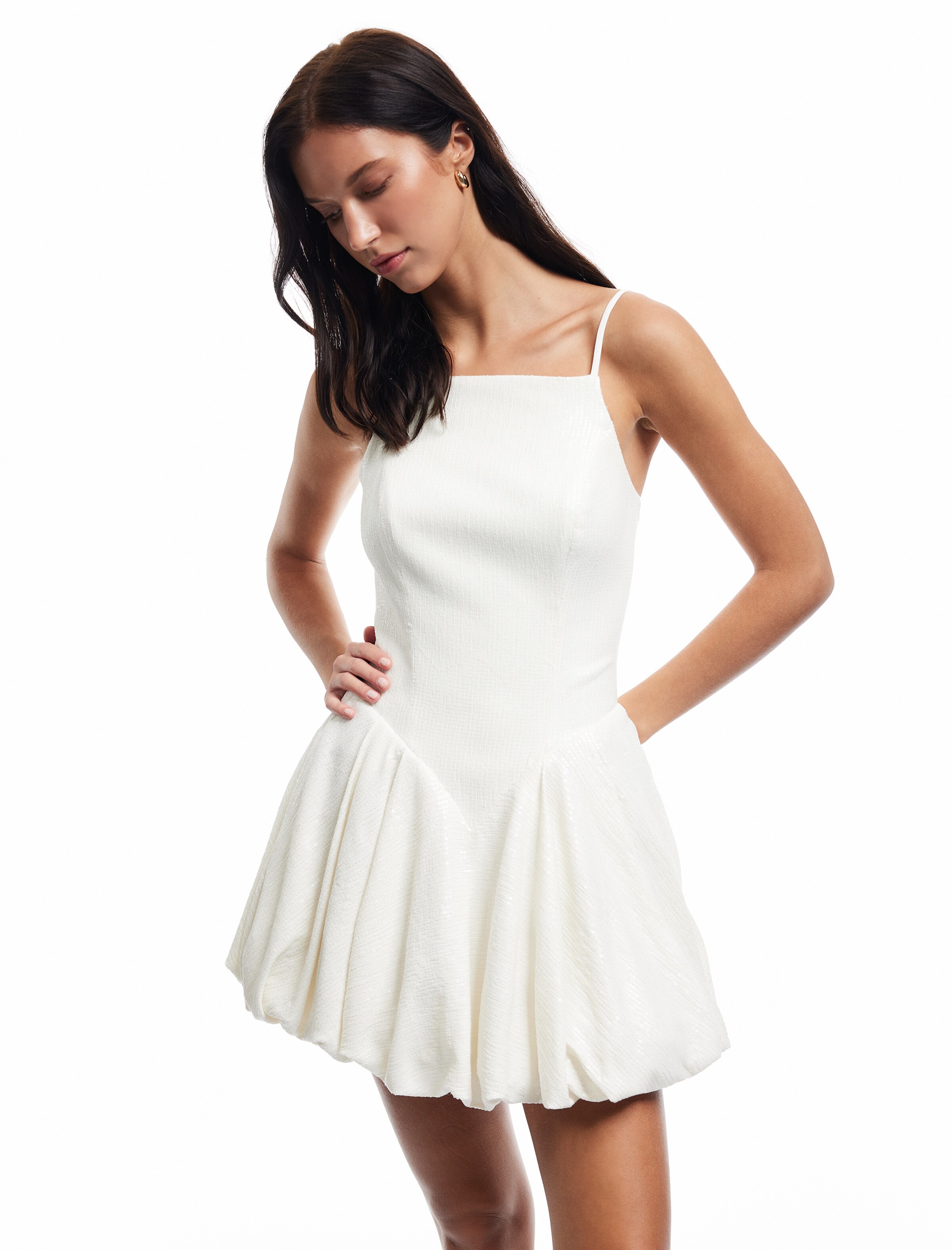 Koton Kleid in Weiß: Vorderseite