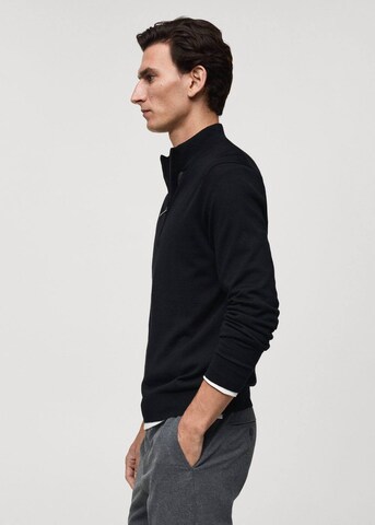 MANGO MAN Pullover 'Willyp' in Schwarz