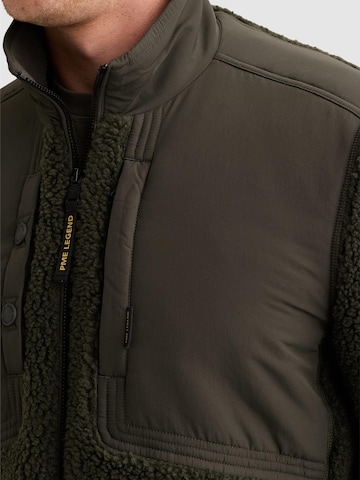 PME Legend - Chaqueta de entretiempo 'Sherpa hybrid jacket with zipper closure' en verde