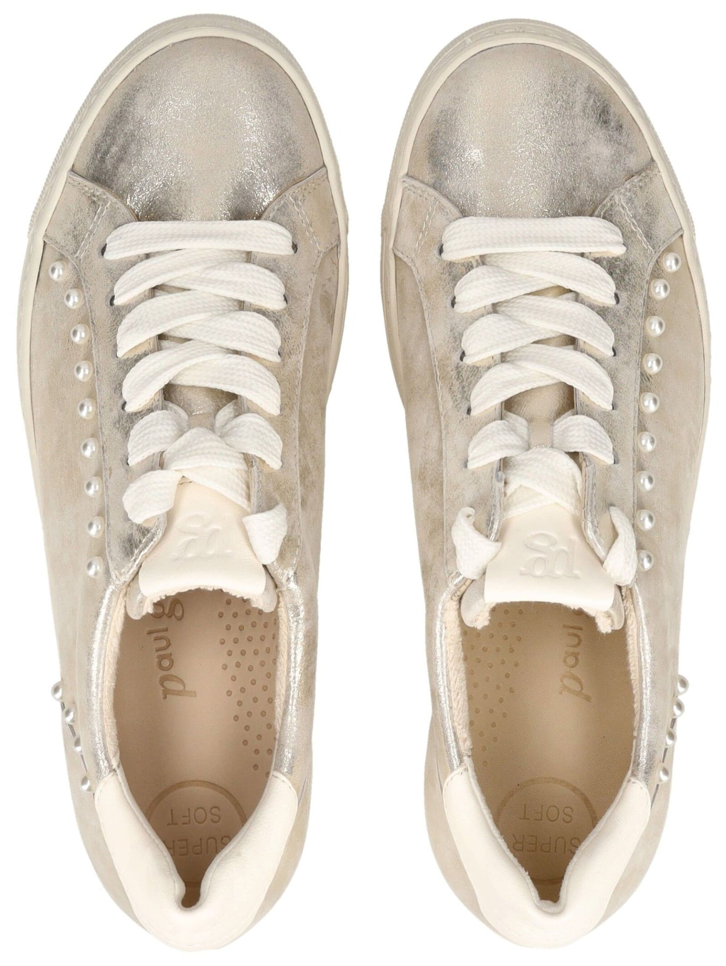 Paul Green Sneakers laag in Zilver