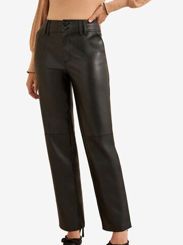 regular Pantaloni di love & roses in nero: frontale