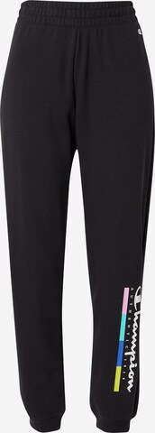 Champion Authentic Athletic Apparel Trousers in Black: front