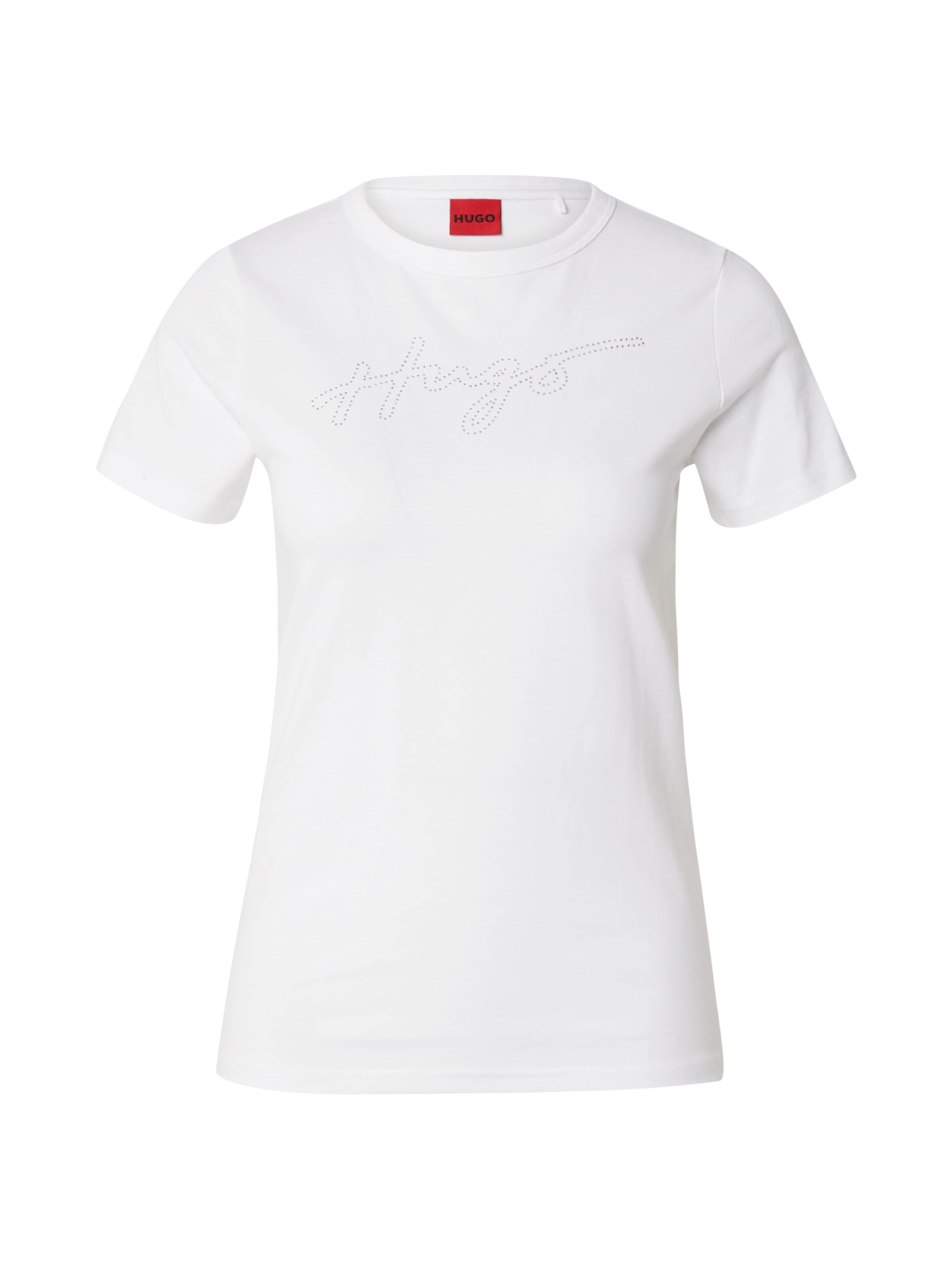 HUGO T-Shirt 'Deloris_2' in Weiß: Vorderseite