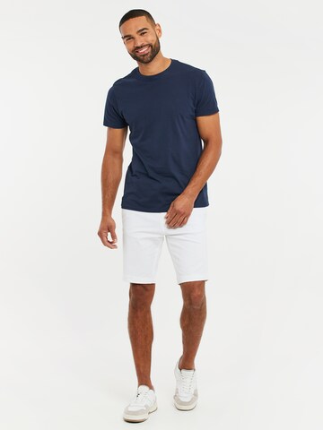 Threadbare Slim fit Trousers 'Conta' in White