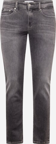 Calvin Klein Jeans - Slimfit Vaquero 'SKINNY' en gris: frente