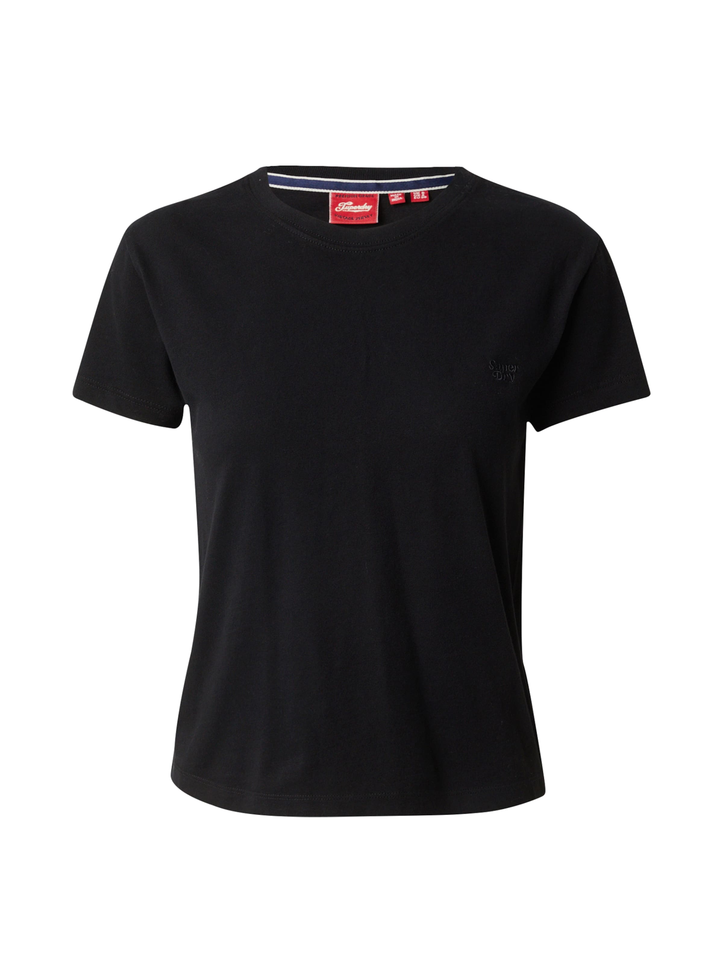Superdry & Co Shirt 'Essential' in Black: front