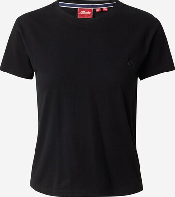 Superdry - Camiseta 'Essential' en negro: frente