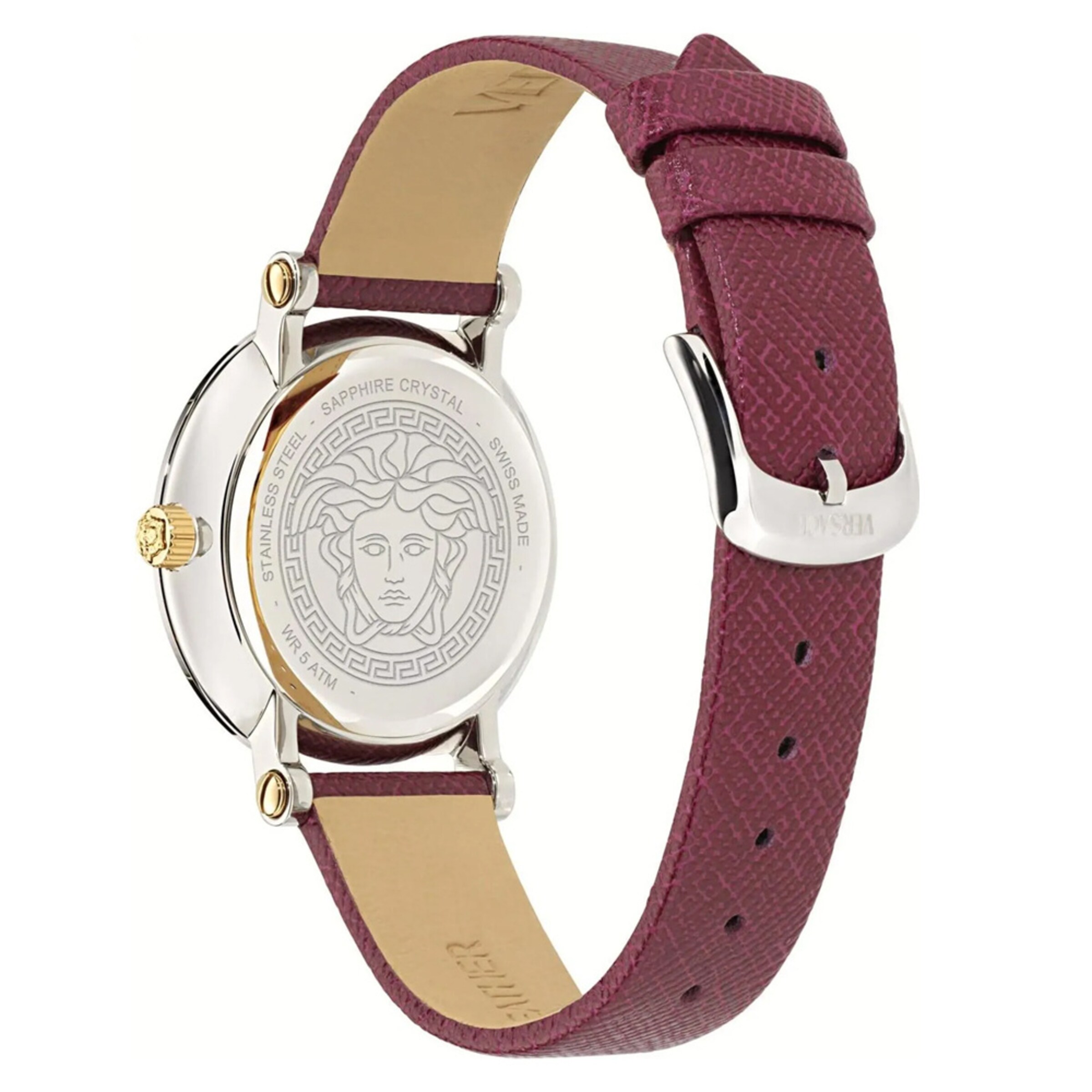 VERSACE Analoog horloge 'Greca Sphere' in Rood