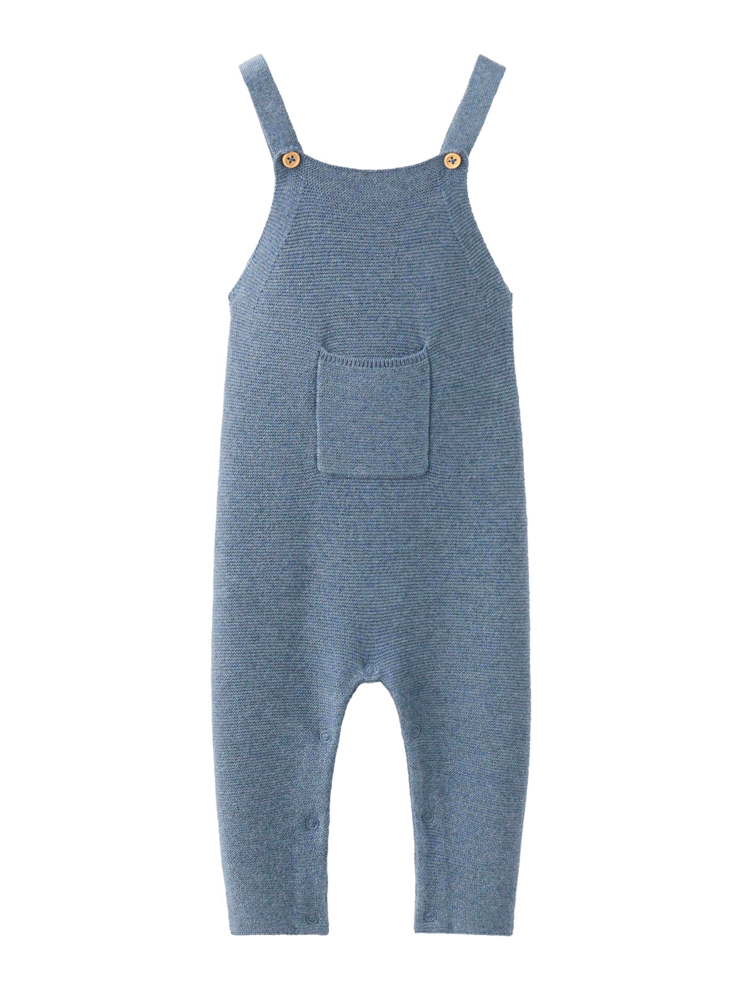 MANGO KIDS Regular Tuinbroek 'YORK1' in Blauw: voorkant