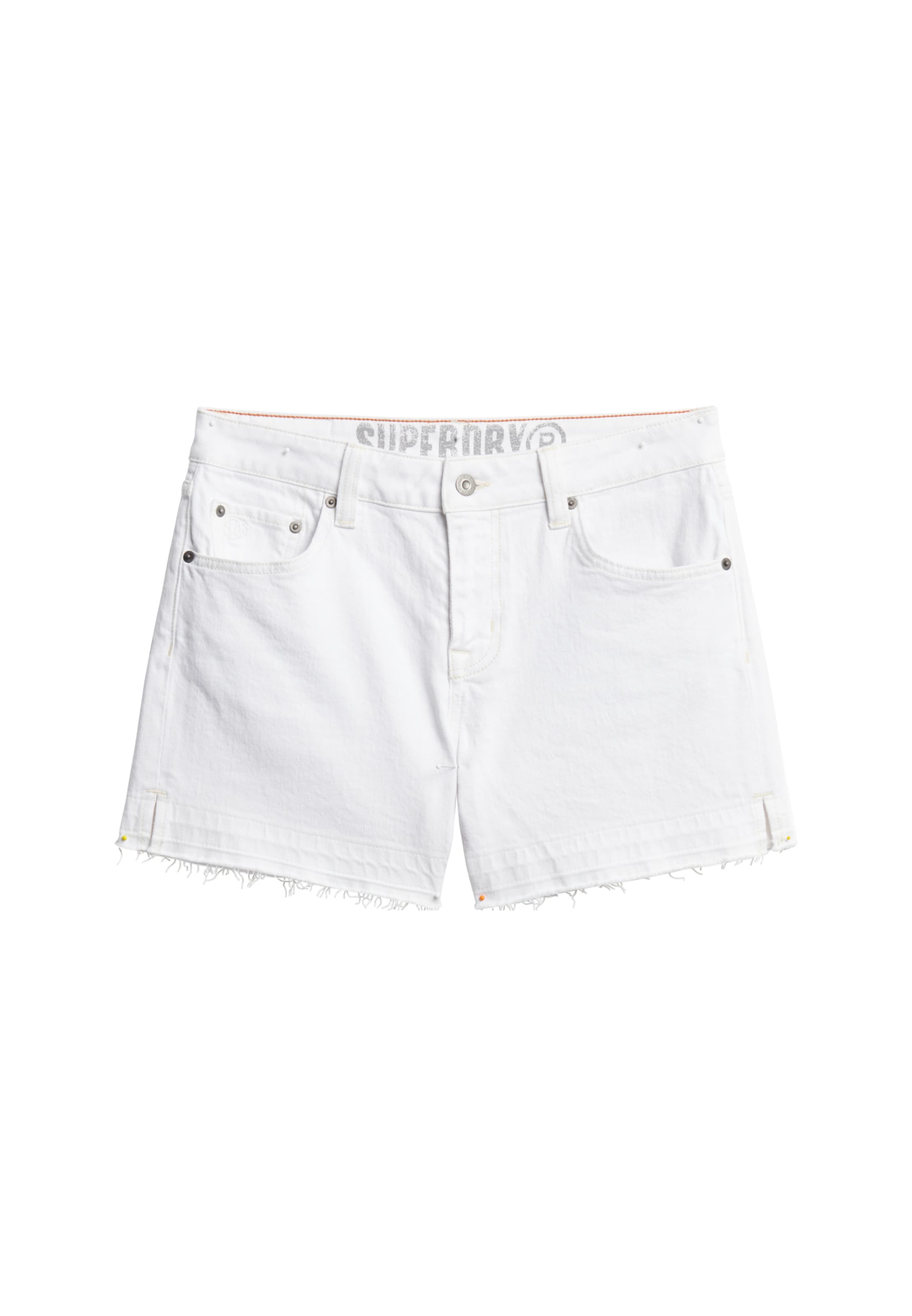 Superdry & Co Regular Pants in White: front