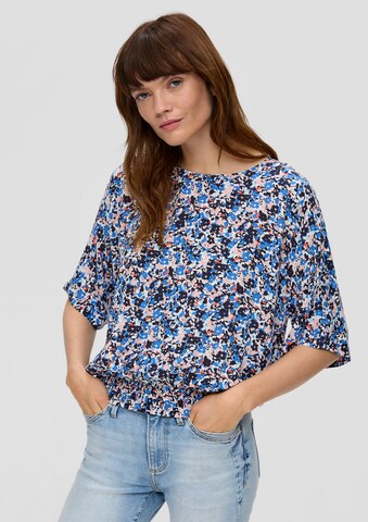 s.Oliver Blouse in Blauw: voorkant