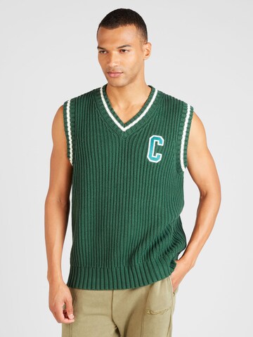 Champion Authentic Athletic Apparel Sweater Vest in Green: front