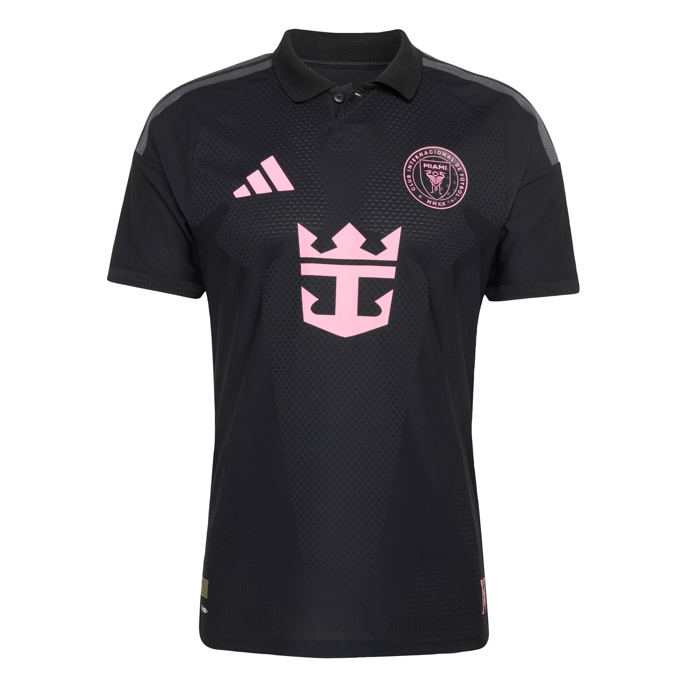 ADIDAS PERFORMANCE - Camiseta de fútbol 'Inter Miami 26/27 Authentic' en negro: frente