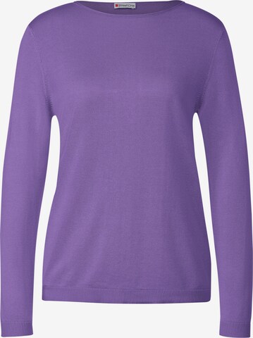 STREET ONE Sweater in Purple: front