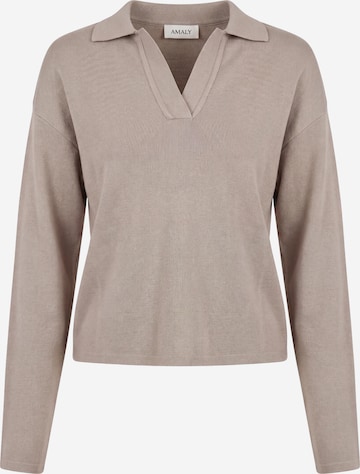 AMALY Sweater in Beige: front