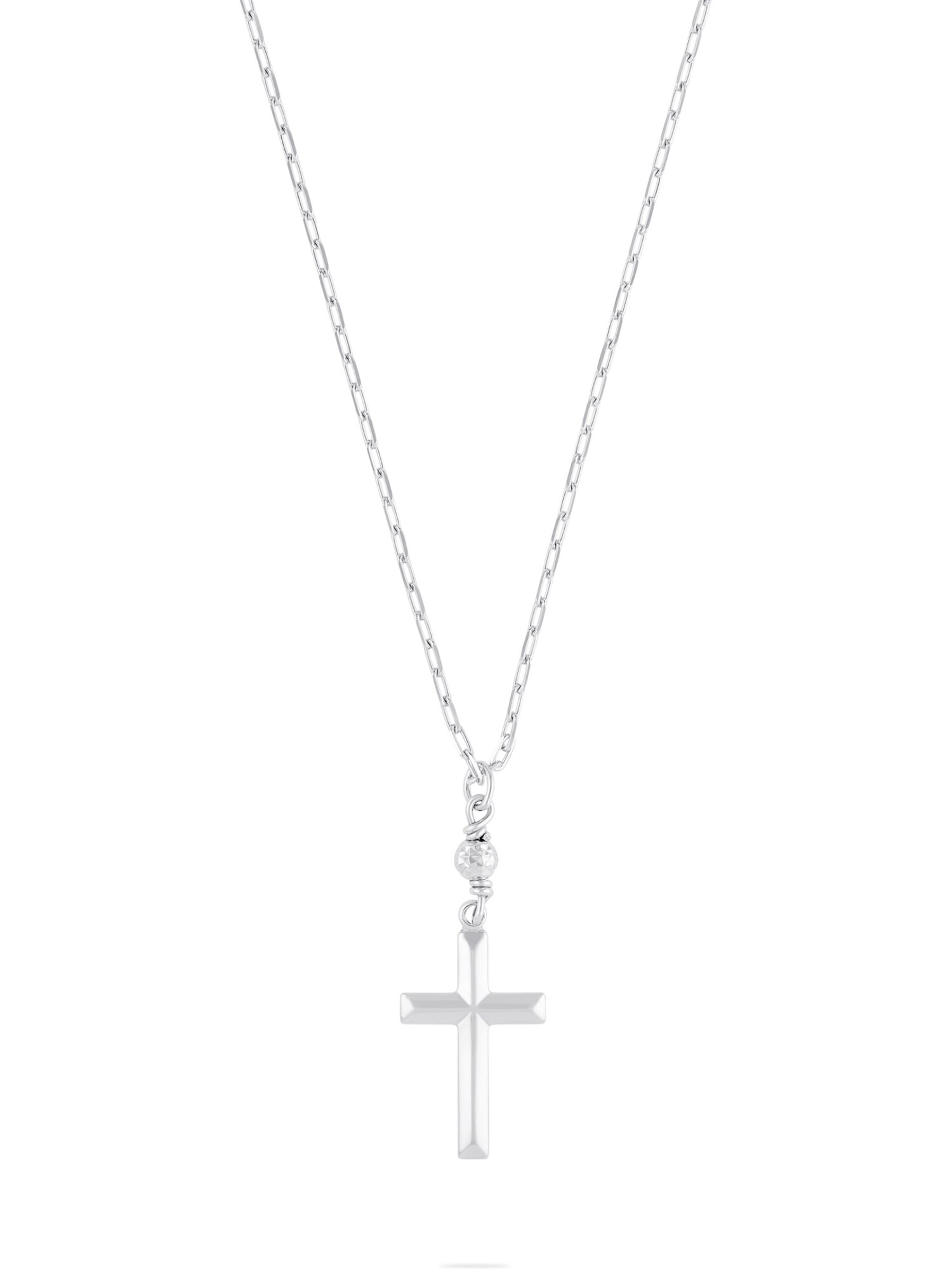 CHRIST Necklace in Silver: front