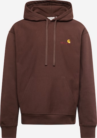 Carhartt WIP Sweatshirt in Bruin: voorkant