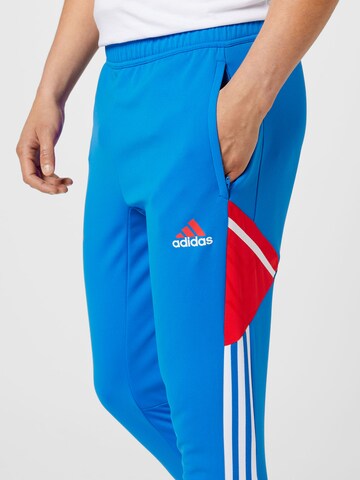 ADIDAS SPORTSWEAR Slimfit Sporthose 'Fc Bayern Condivo 22' in Blau