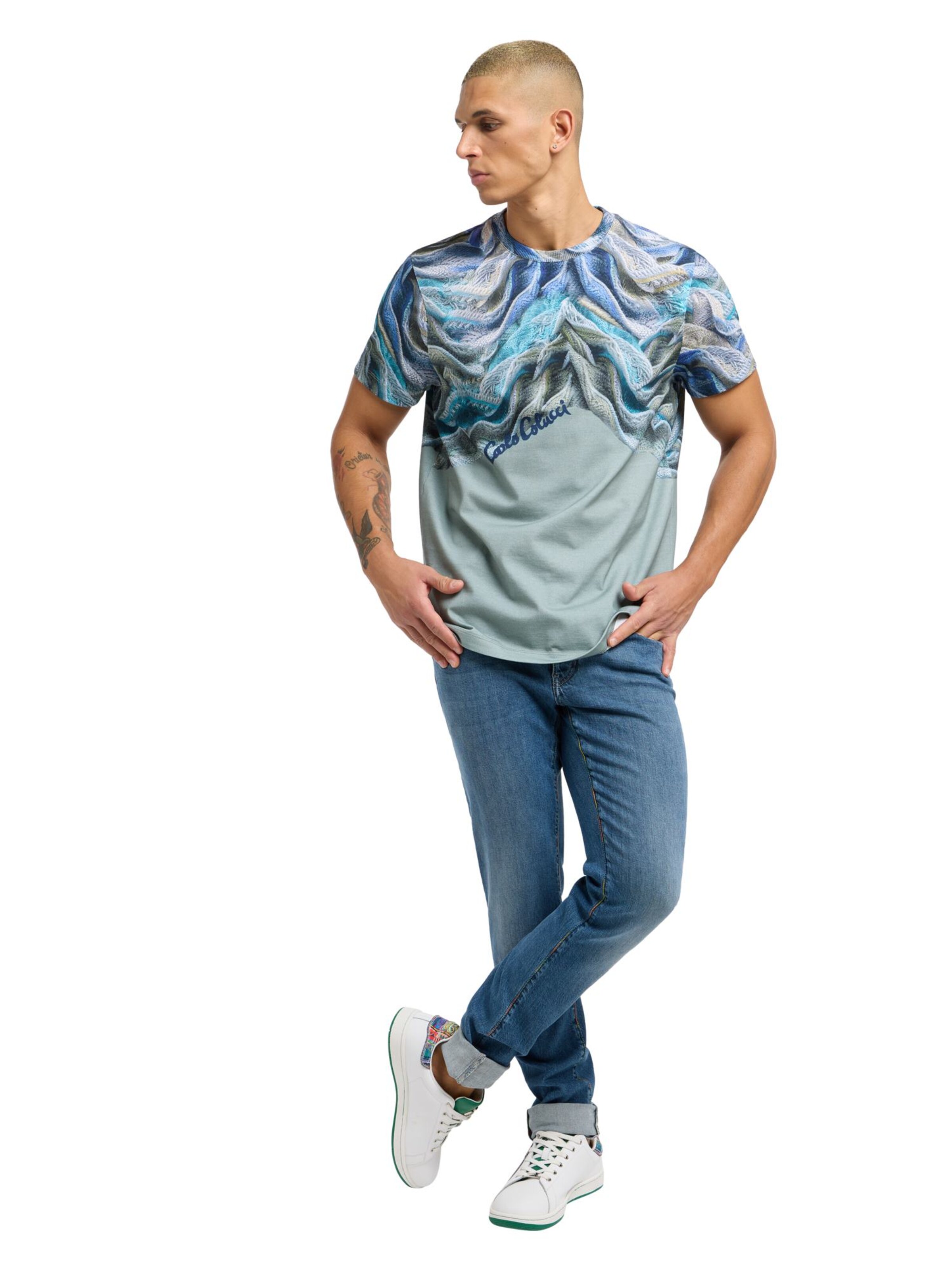 Carlo Colucci Shirt 'Donquerque' in Groen