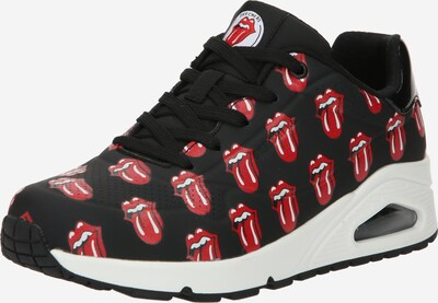 SKECHERS Sneaker 'Rolling Stones' in rot / schwarz / weiß, Produktansicht