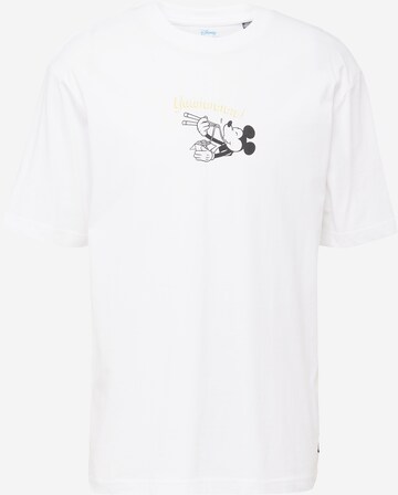 Only & Sons T-shirt 'DISNEY' i vit: framsida