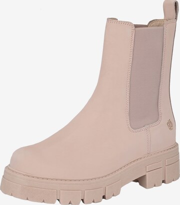 Apple of Eden Chelsea Boots 'CONNY' in Pink: front