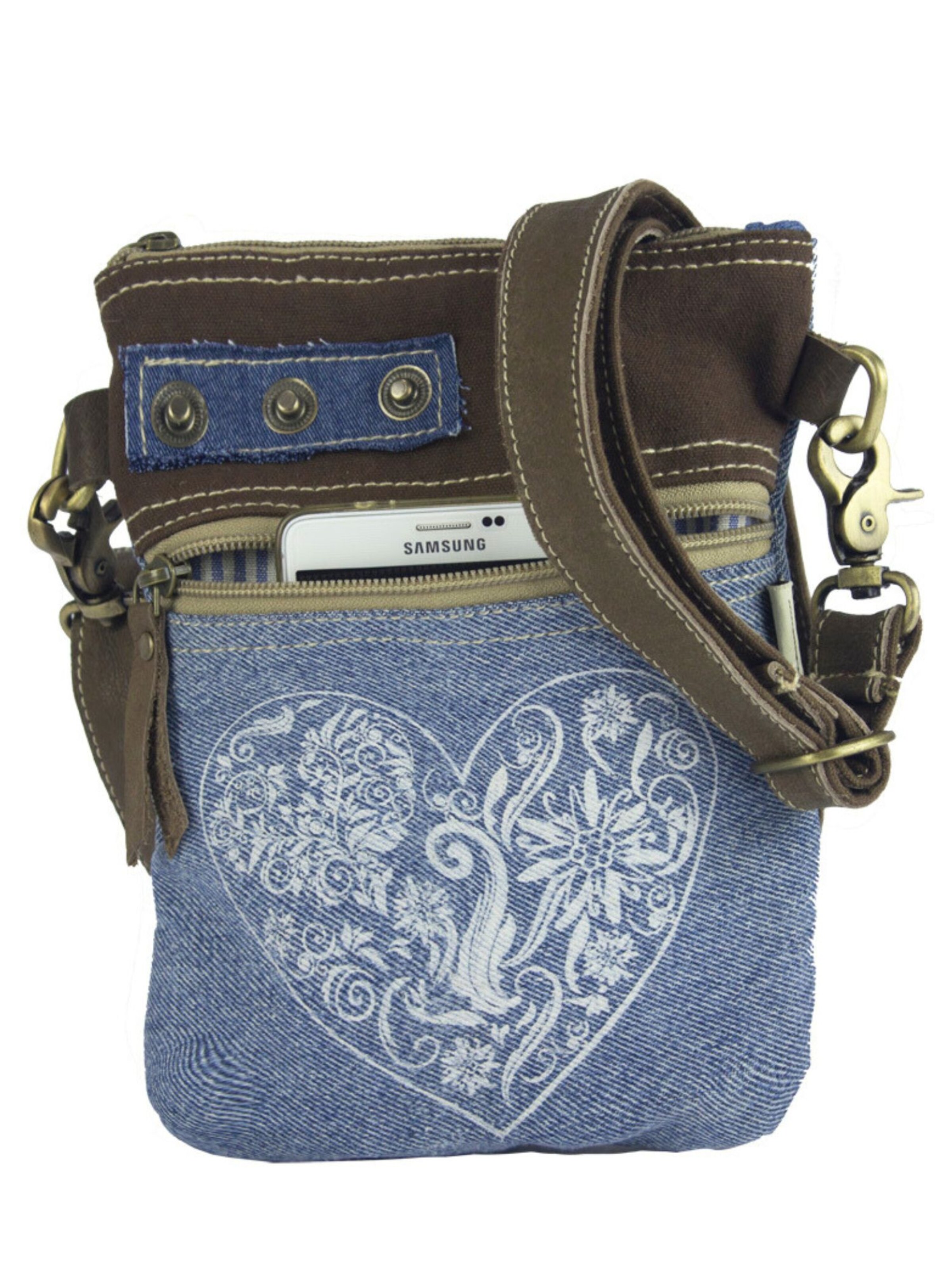 DOMELO Crossbody Bag 'Domelo' in Blue