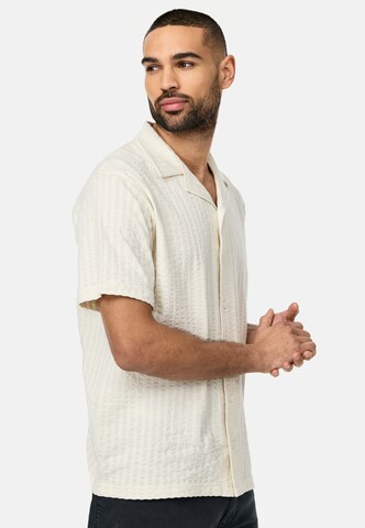 INDICODE JEANS Regular fit Overhemd in Beige
