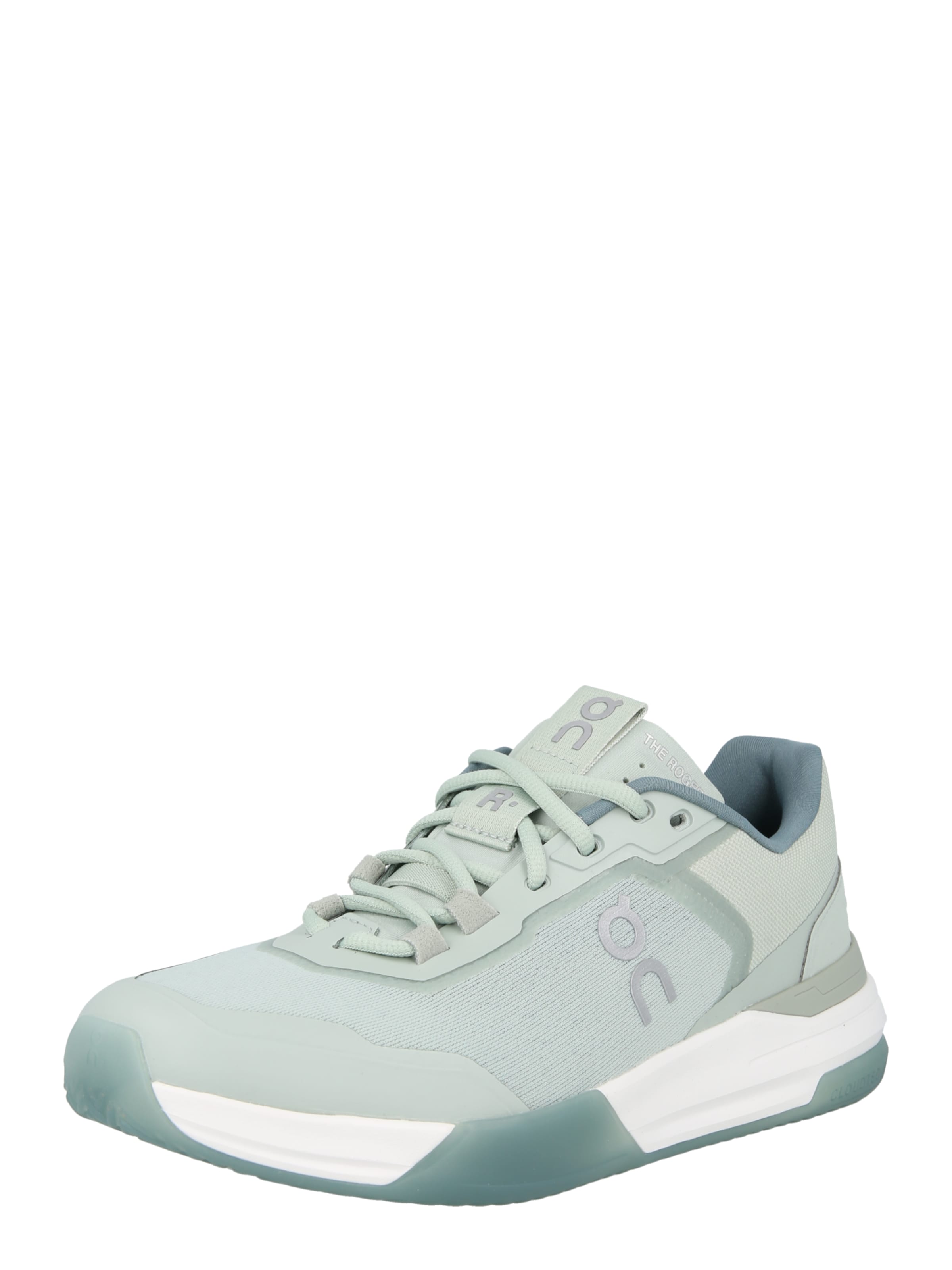 Sneaker bassa 'THE ROGER' di On in verde: frontale