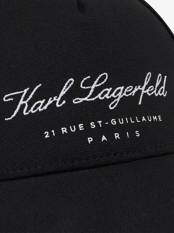 Karl Lagerfeld - Gorra 'Hotel' en negro
