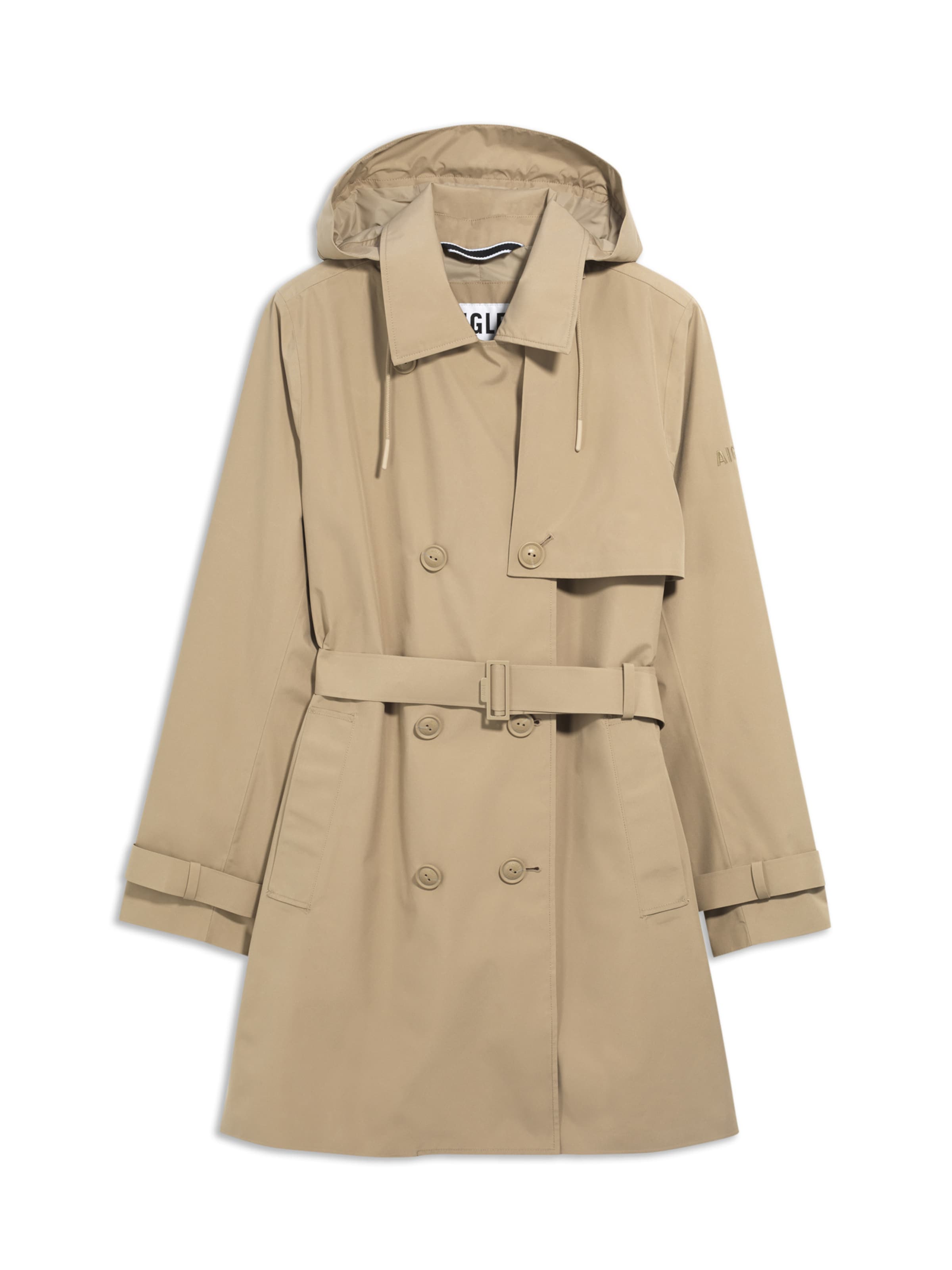 AIGLE Přechodný kabát – béžová: přední strana