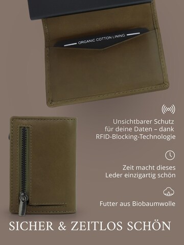 Akaroa Portemonnaie 'Slim Wallet Pelle II'‌‌‌‌‌‌‌‌‌ in Grün