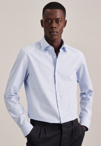 SEIDENSTICKER Regular fit Business Shirt 'Shaped' in Blue: front