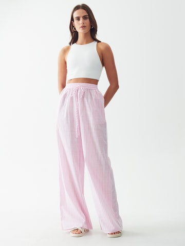 Calli Regular Trousers 'STRIPE' in Pink