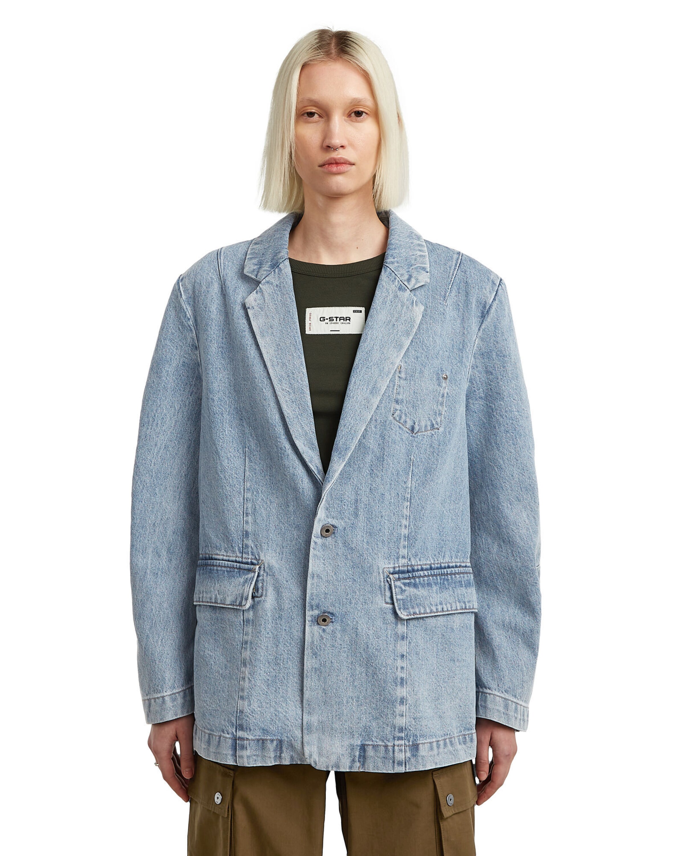 G-STAR Blazers in Blauw: voorkant