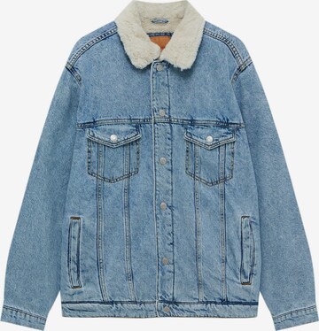 Pull&Bear Between-season jacket in Blue: front