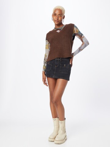 PIECES Sweater 'JENNIFER' in Brown