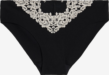 INTIMISSIMI Slip 'Pretty Flowers' in Schwarz: Vorderseite