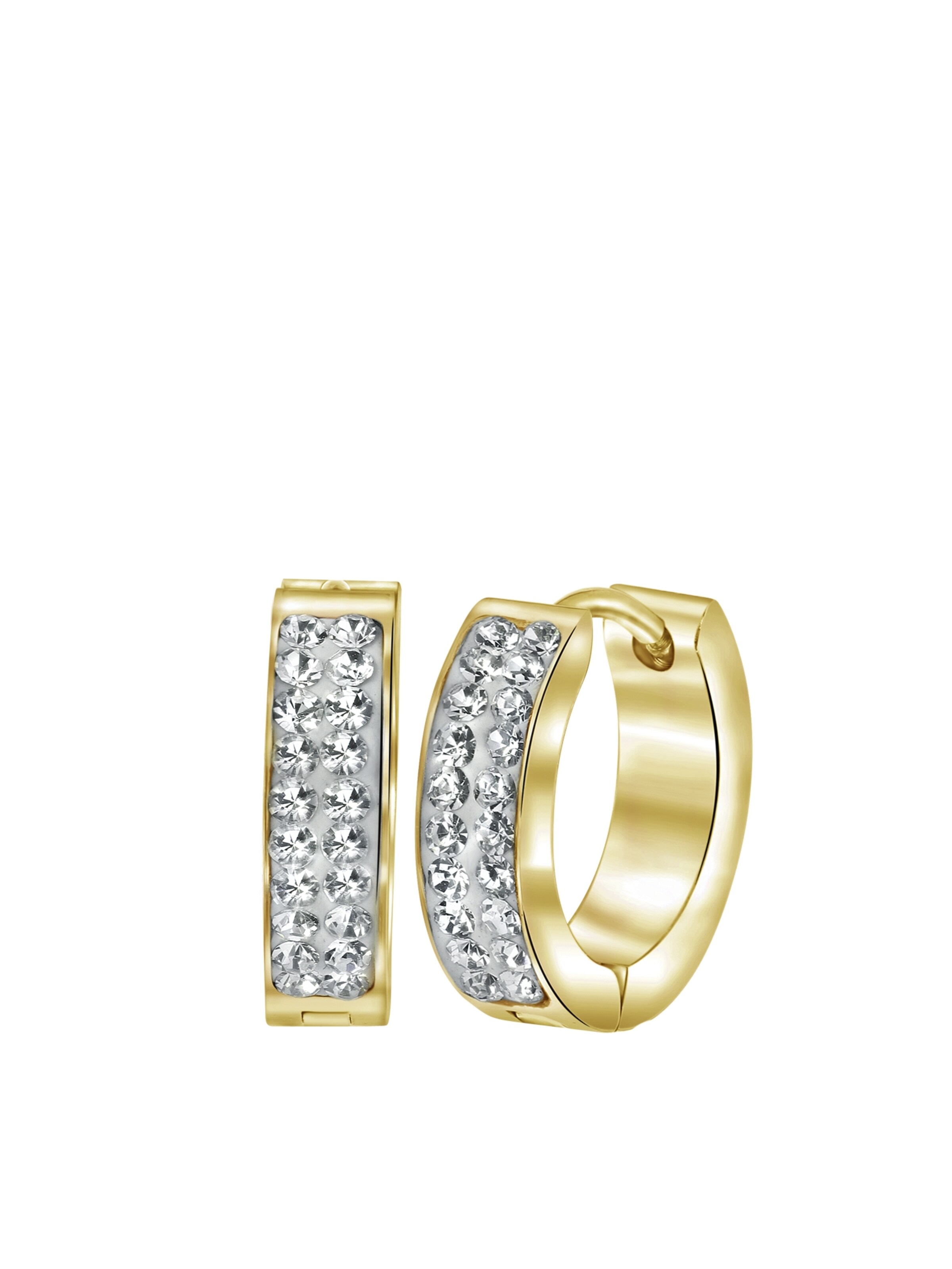 Lucardi Oorbellen in Goud: voorkant