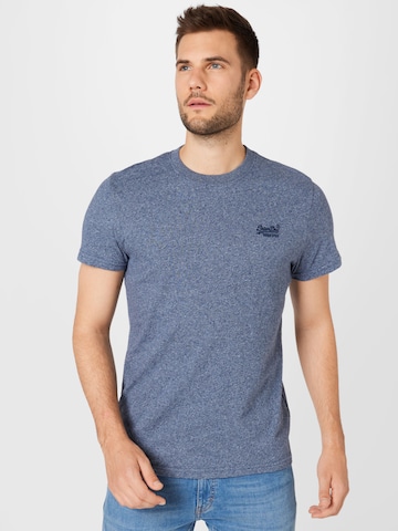 Superdry - Camiseta en azul: frente