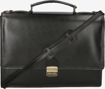 Gave Lux Briefcase in Black: front