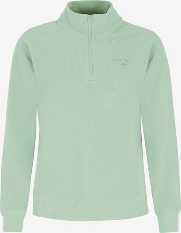 PROTEST Athletic Sweatshirt 'PRTNAPPA' in Green: front