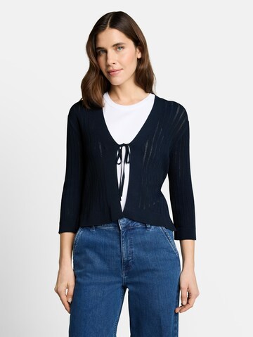 TOM TAILOR Knit cardigan in Blue: front