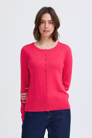 Cardigan 'FRZubasic' Fransa en rose : devant
